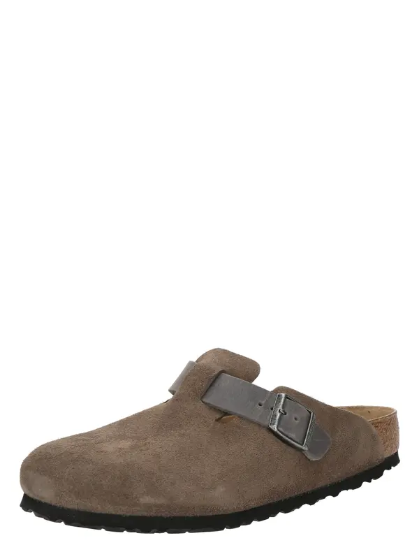 BIRKENSTOCK BIRKENSTOCK Nizki natikači 'Boston'  greige