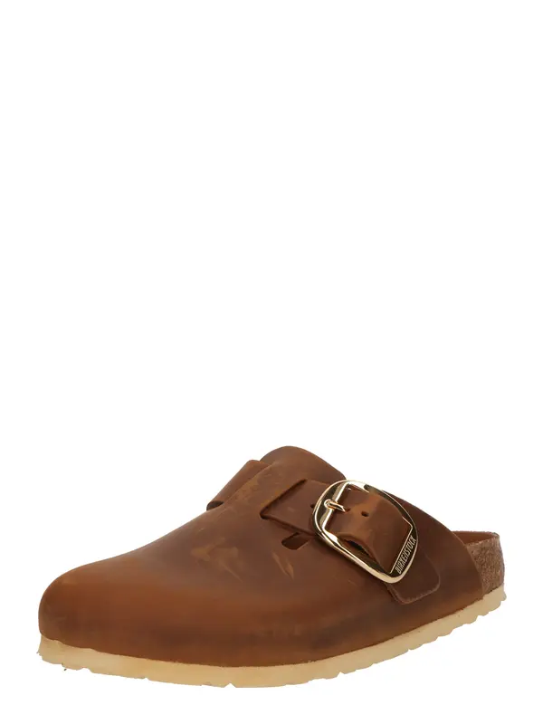 BIRKENSTOCK BIRKENSTOCK Nizki natikači 'Boston'  konjak