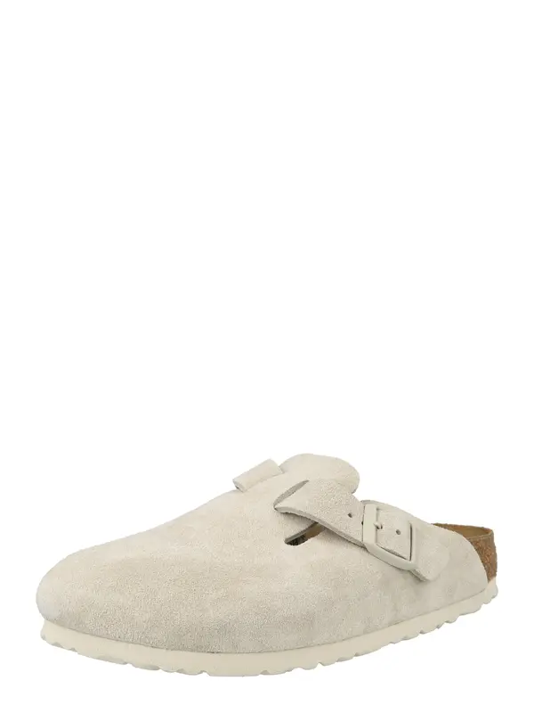 BIRKENSTOCK BIRKENSTOCK Nizki natikači 'Boston'  kremna