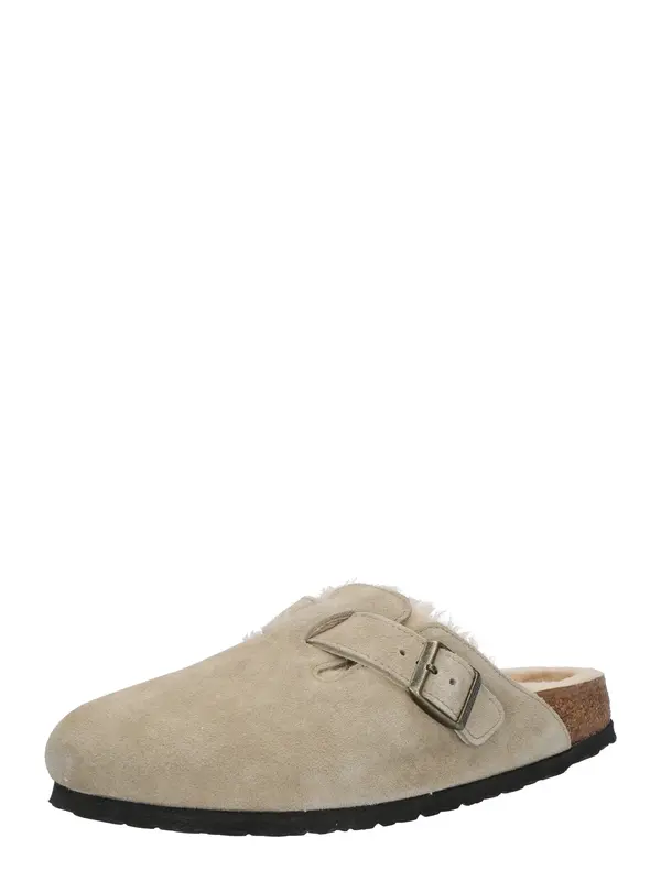 BIRKENSTOCK BIRKENSTOCK Nizki natikači 'Boston Leve'  temno siva