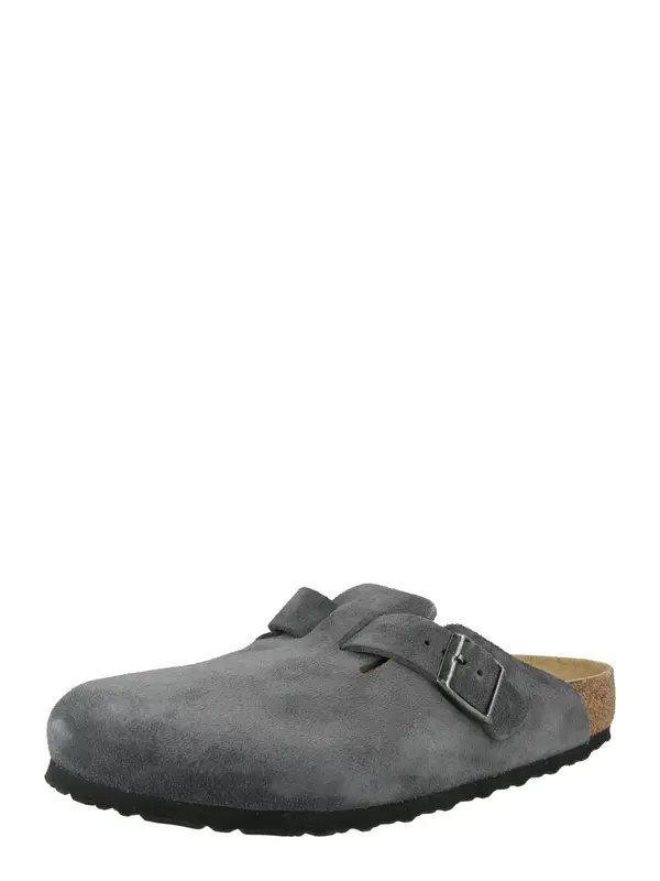 BIRKENSTOCK BIRKENSTOCK Nizki natikači 'Boston LEVE'  temno siva
