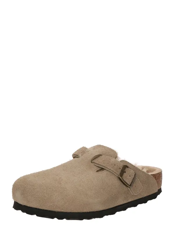 BIRKENSTOCK BIRKENSTOCK Nizki natikači 'Boston'  temno siva