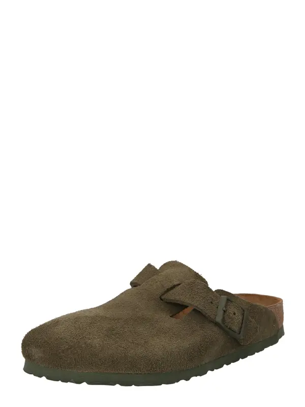 BIRKENSTOCK BIRKENSTOCK Nizki natikači 'Boston'  temno zelena