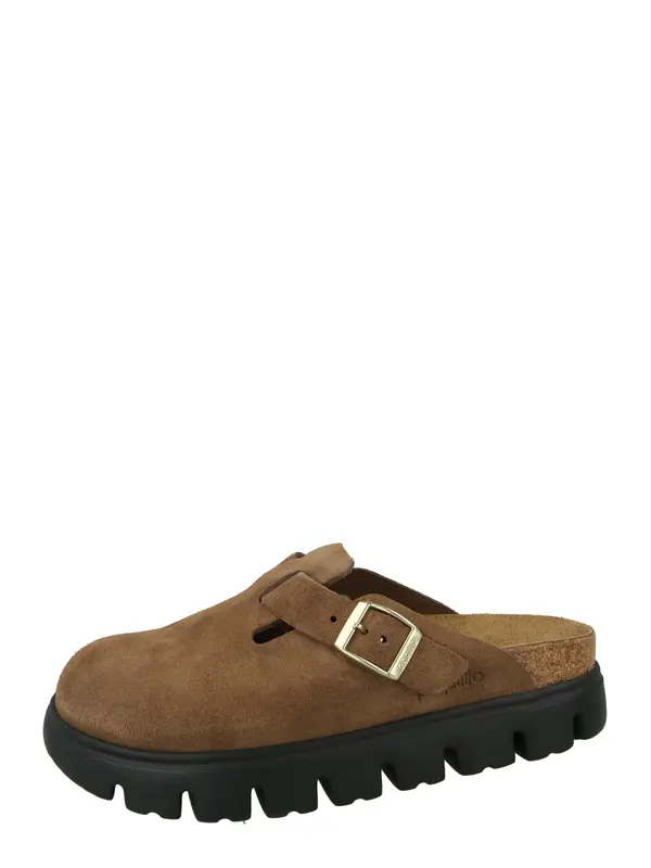 BIRKENSTOCK BIRKENSTOCK Nizki natikači 'Boston'  umbra