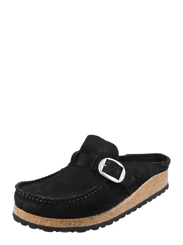 BIRKENSTOCK BIRKENSTOCK Nizki natikači 'Buckley'  črna / srebrna