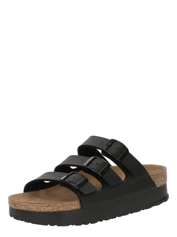 BIRKENSTOCK BIRKENSTOCK Nizki natikači  črna