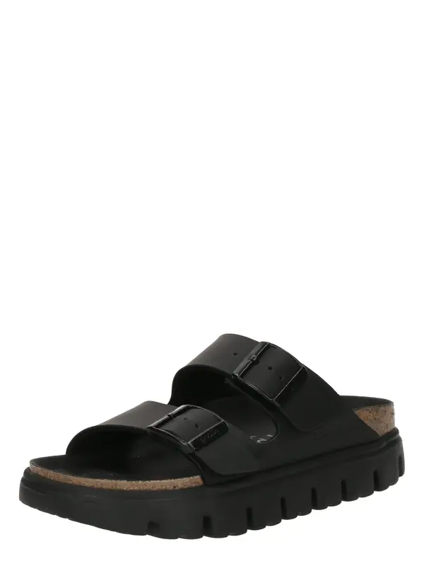 BIRKENSTOCK BIRKENSTOCK Nizki natikači  črna