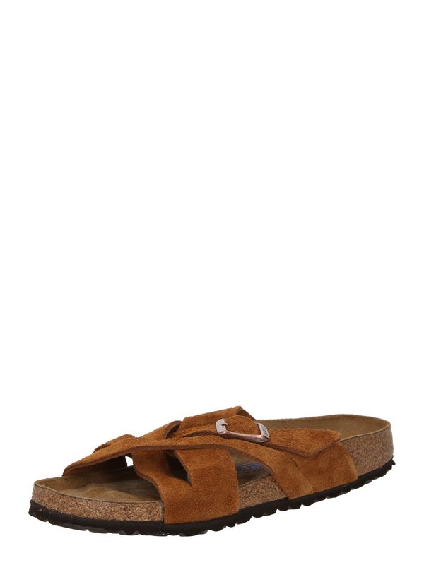 BIRKENSTOCK BIRKENSTOCK Nizki natikači 'Lugano'  konjak