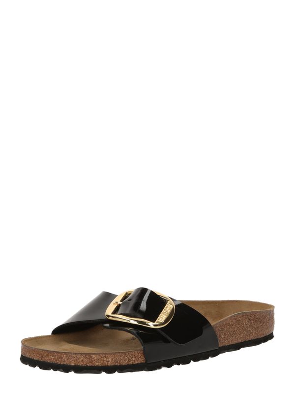 BIRKENSTOCK BIRKENSTOCK Nizki natikači 'Madrid Big Buckle'  zlata / črna