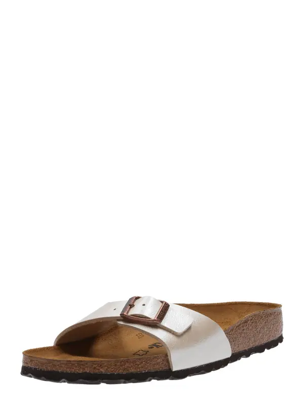 BIRKENSTOCK BIRKENSTOCK Nizki natikači 'Madrid'  biserno bela