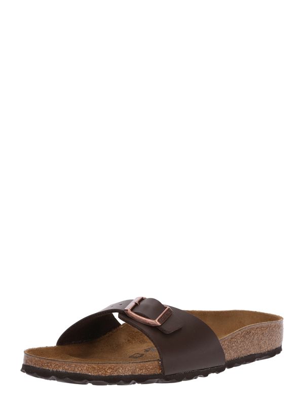 BIRKENSTOCK BIRKENSTOCK Nizki natikači 'Madrid'  temno rjava