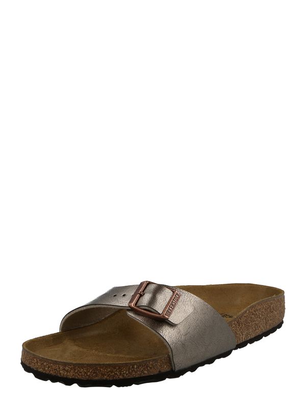 BIRKENSTOCK BIRKENSTOCK Nizki natikači 'Madrid'  temno siva