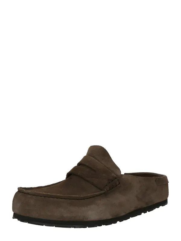 BIRKENSTOCK BIRKENSTOCK Nizki natikači 'Naples'  barva blata