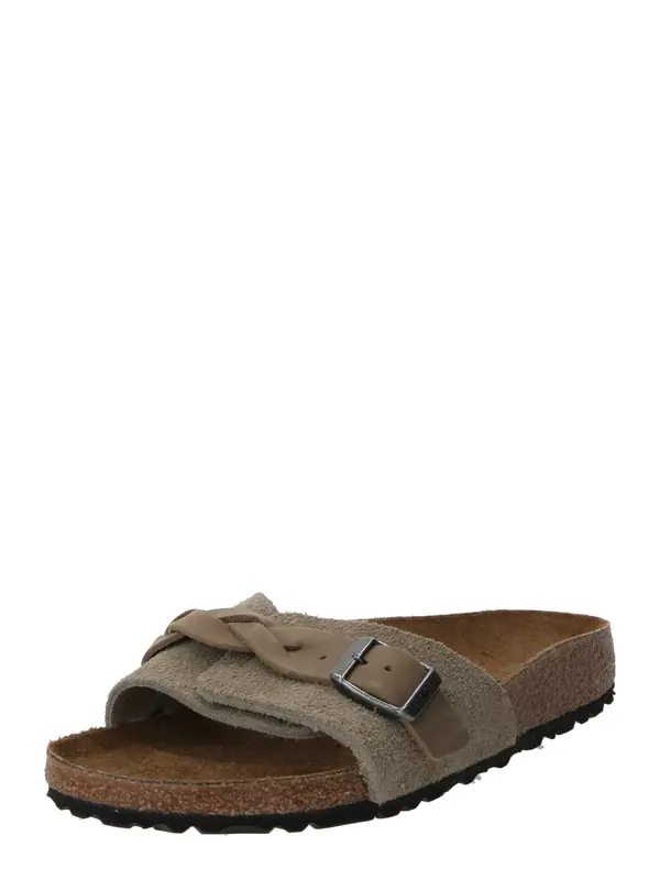 BIRKENSTOCK BIRKENSTOCK Nizki natikači 'Pula'  temno siva