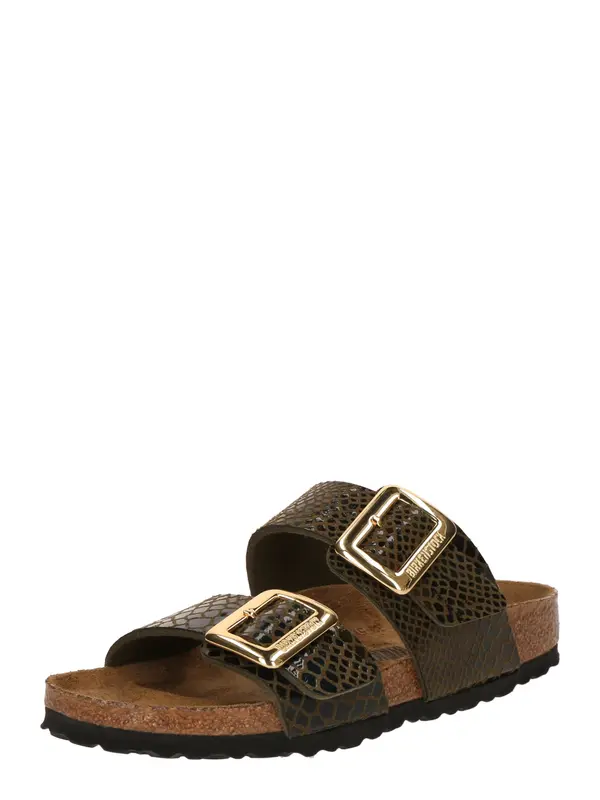 BIRKENSTOCK BIRKENSTOCK Nizki natikači 'Sydney'  rjava / črna