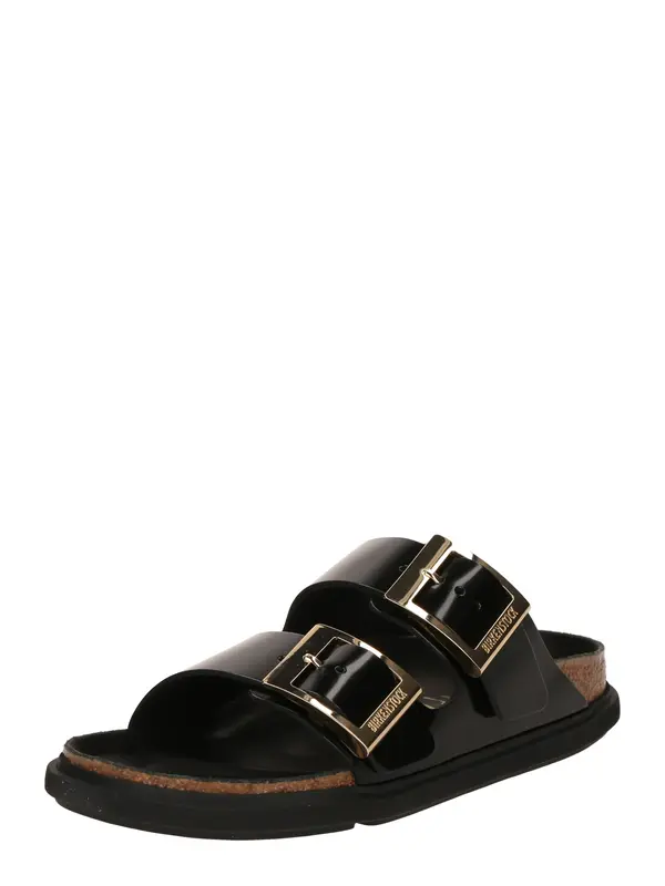 BIRKENSTOCK BIRKENSTOCK Nizki natikači  zlata / črna