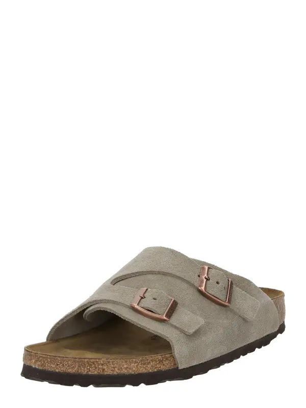 BIRKENSTOCK BIRKENSTOCK Nizki natikači 'Zürich'  temno siva