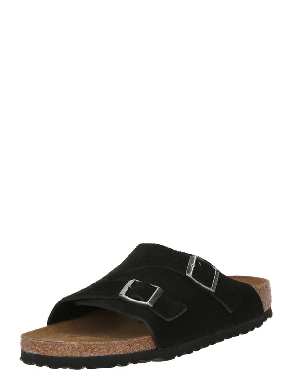 BIRKENSTOCK BIRKENSTOCK Nizki natikači 'Zürich VL'  črna / srebrna