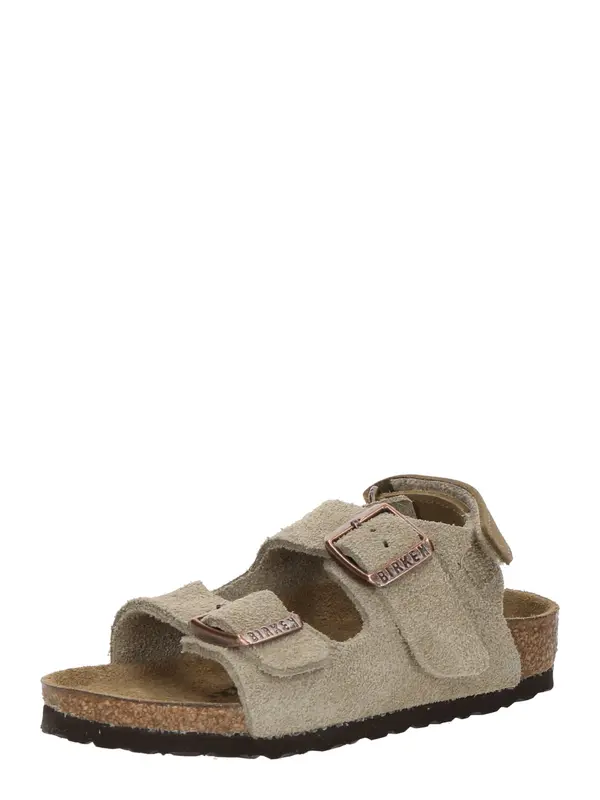 BIRKENSTOCK BIRKENSTOCK Odprti čevlji 'Milano'  temno siva