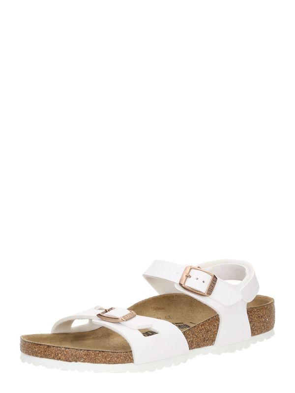 BIRKENSTOCK BIRKENSTOCK Odprti čevlji 'Rio'  bela