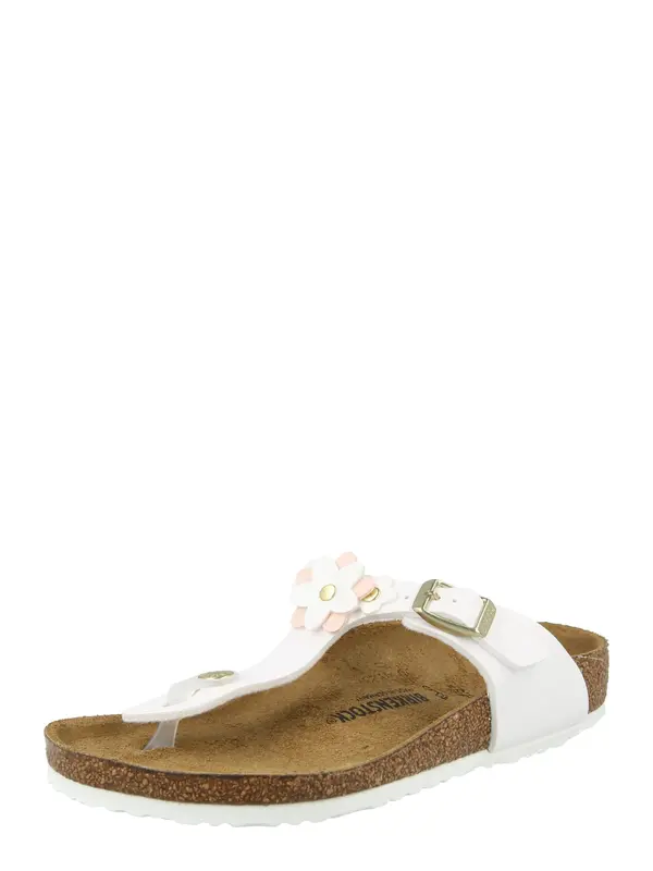 BIRKENSTOCK BIRKENSTOCK Sandali 'Gizeh Flowers'  rosé / bela
