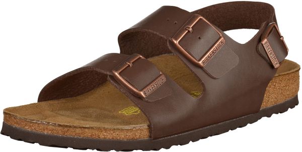 BIRKENSTOCK BIRKENSTOCK Sandali 'Milano'  temno rjava