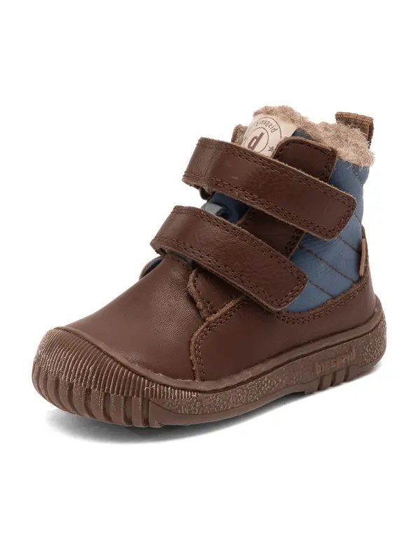BISGAARD BISGAARD Škornji 'Helton tex'  marine / rjava