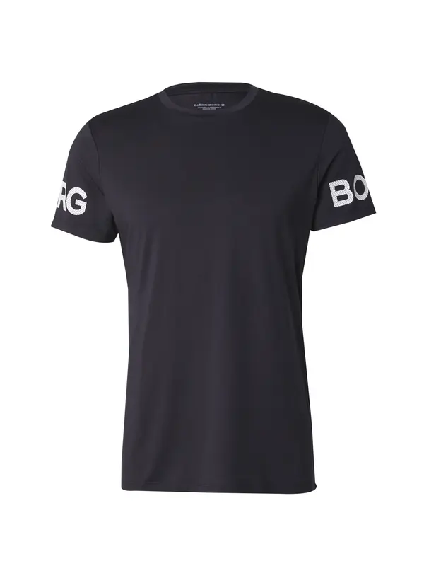 BJÖRN BORG BJÖRN BORG Funkcionalna majica  črna / bela