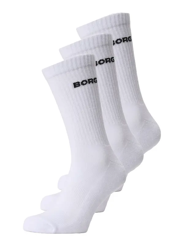 BJÖRN BORG BJÖRN BORG Nogavice 'ESSENTIAL'  črna / bela