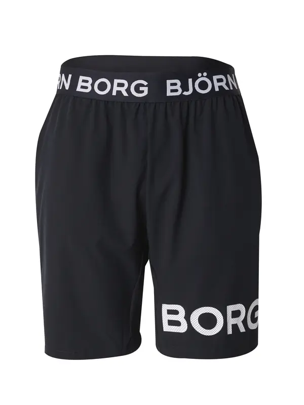 BJÖRN BORG BJÖRN BORG Športne hlače  črna / bela