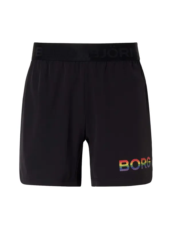 BJÖRN BORG BJÖRN BORG Športne hlače  lila / oranžna / rdeča / črna