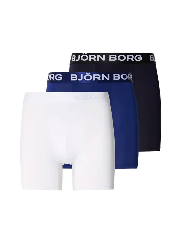 BJÖRN BORG BJÖRN BORG Športne spodnjice  temno modra / črna / bela
