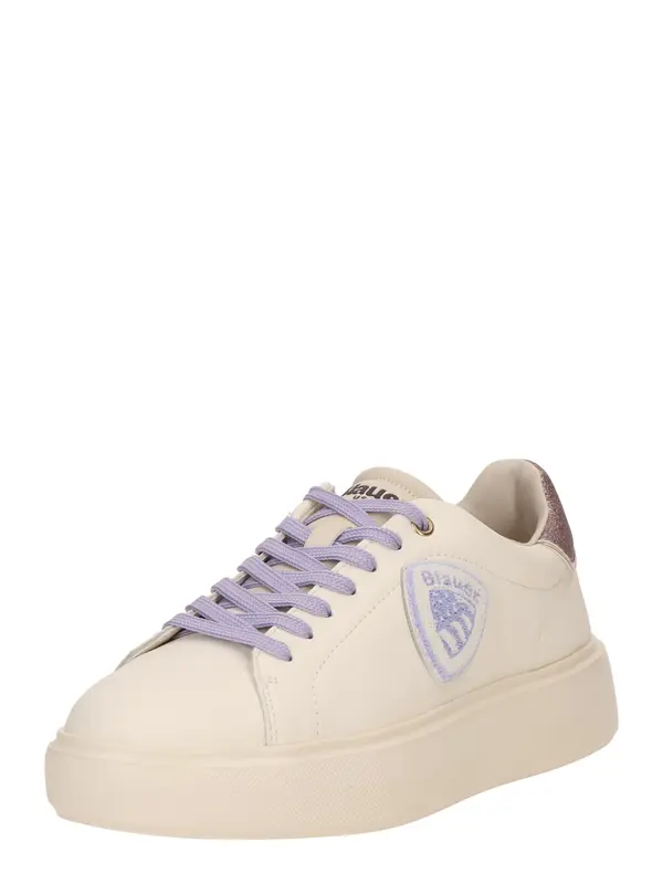 Blauer.USA Blauer.USA Nizke superge  kremna / brokat / lila / srebrna