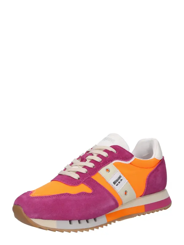 Blauer.USA Blauer.USA Nizke superge 'Melrose 01'  greige / oranžna / temno roza / bela