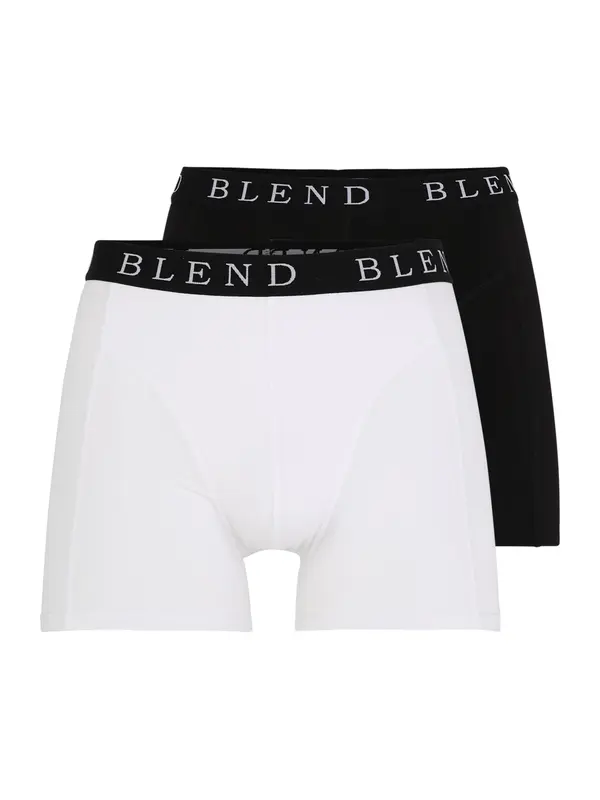 BLEND BLEND Boksarice 'Ned'  črna / bela