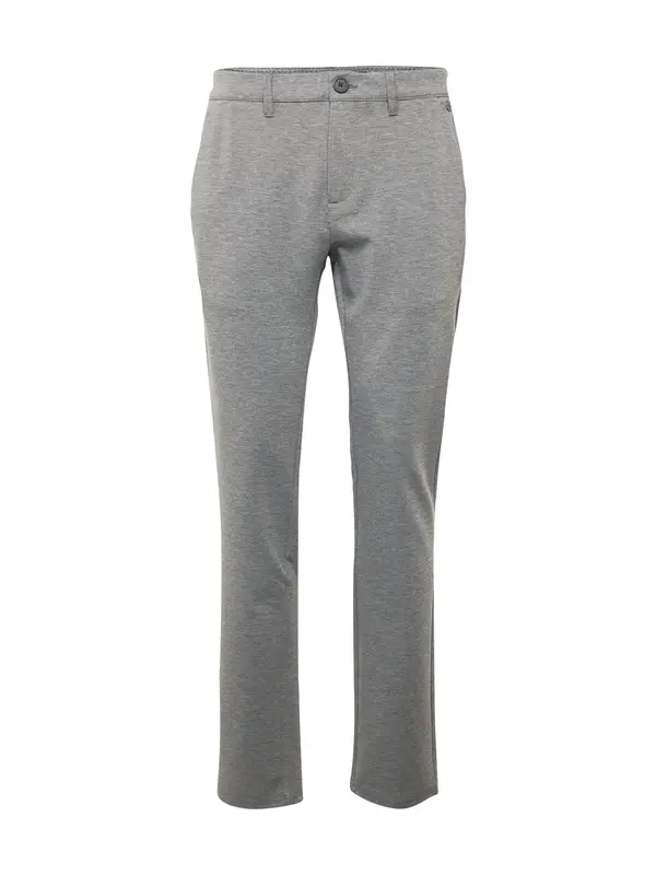 BLEND BLEND Chino hlače 'Langford'  pegasto siva