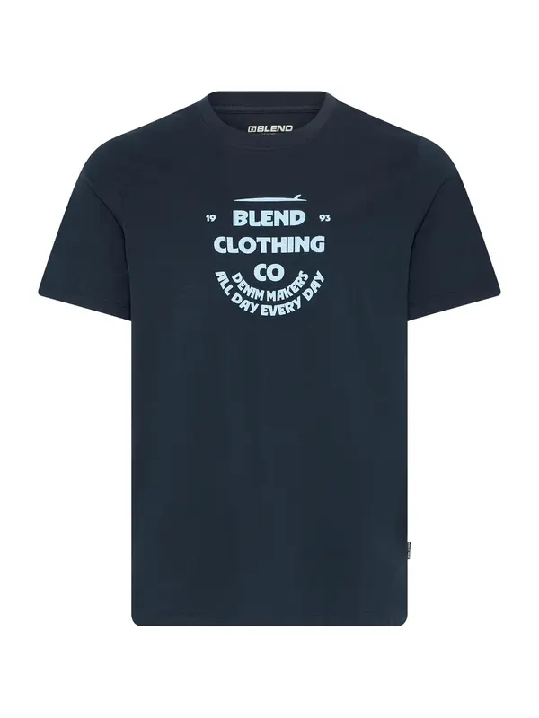 BLEND BLEND Majica 'BHKALLE'  pastelno modra / jelka