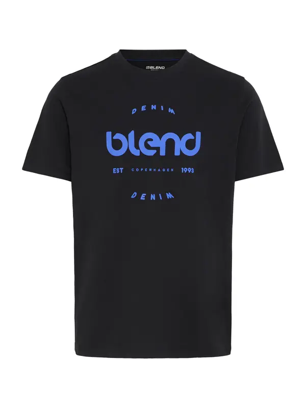 BLEND BLEND Majica 'BHKAMDEN'  modra / nočno modra / črna