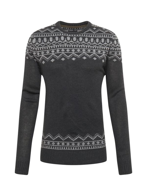 BLEND BLEND Pulover 'Knit Pullover'  antracit / pegasto siva