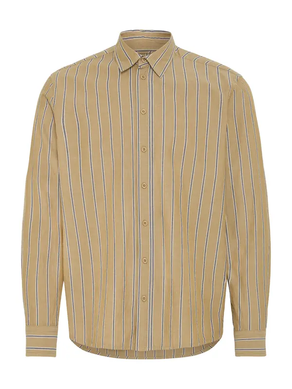 BLEND BLEND Srajca 'BHDAVENSHIRT'  modra / oliva / bela