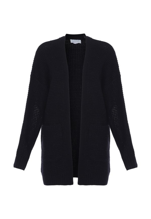 BLONDA BLONDA Pletena jopa  črna