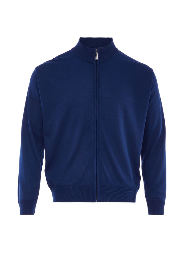 BLONDA BLONDA Pletena jopa  temno modra