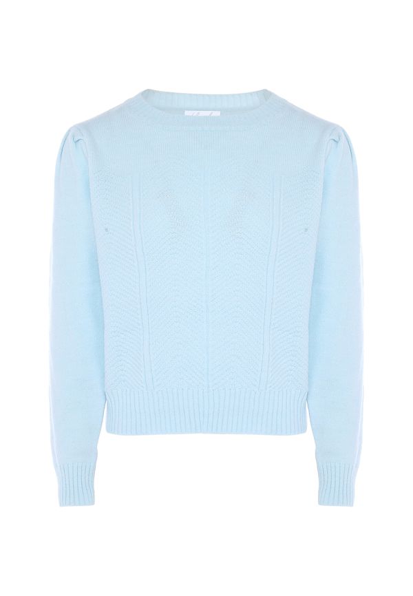 BLONDA BLONDA Pulover  svetlo modra