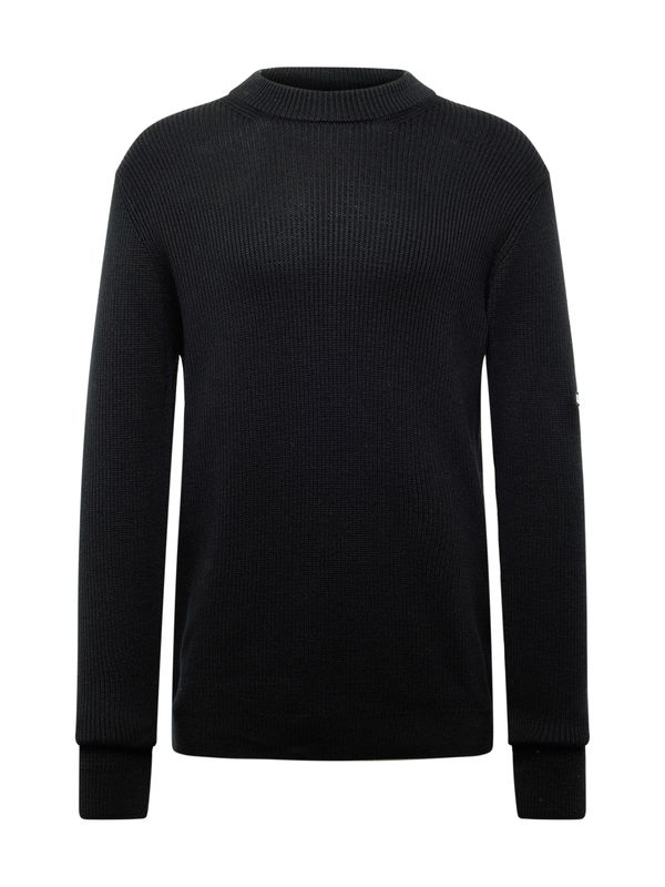 BLS HAFNIA BLS HAFNIA Pulover 'Authentic'  črna