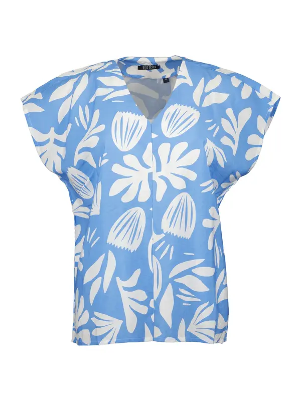 BLUE SEVEN BLUE SEVEN Bluza  azur / bela
