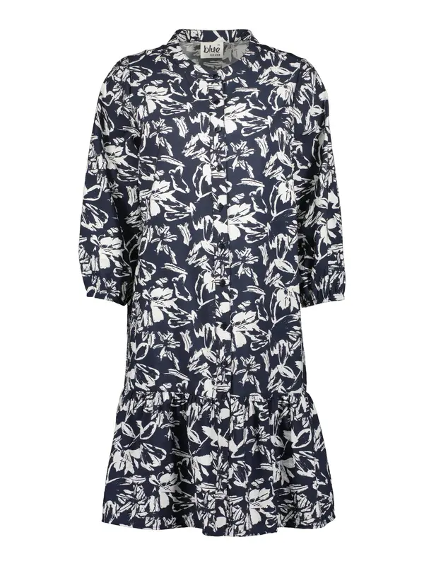 BLUE SEVEN BLUE SEVEN Dolga srajca  temno modra / bela