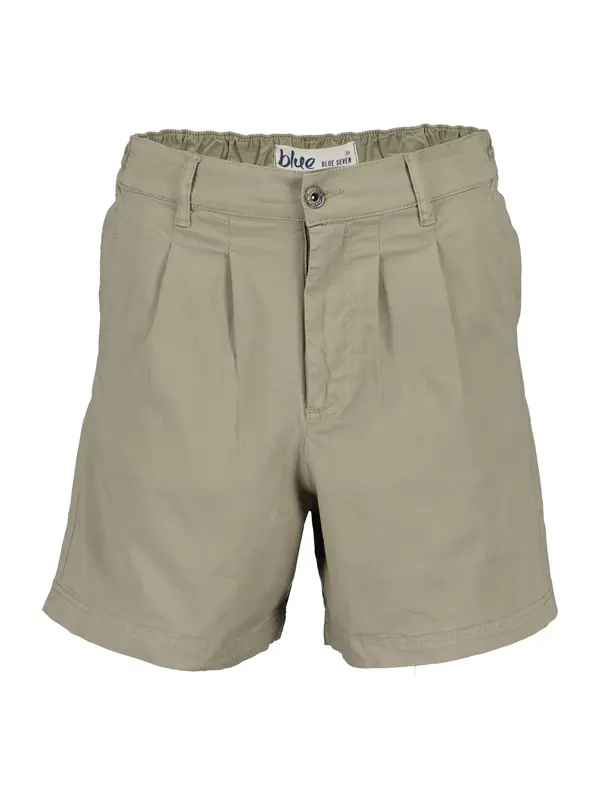 BLUE SEVEN BLUE SEVEN Hlače z naborki  kaki