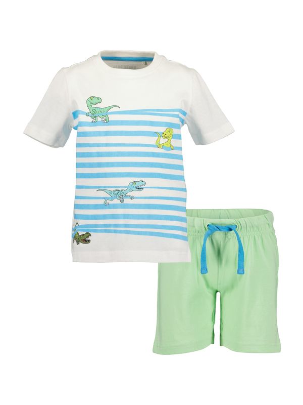 BLUE SEVEN BLUE SEVEN Komplet  svetlo modra / rumena / svetlo zelena / off-bela