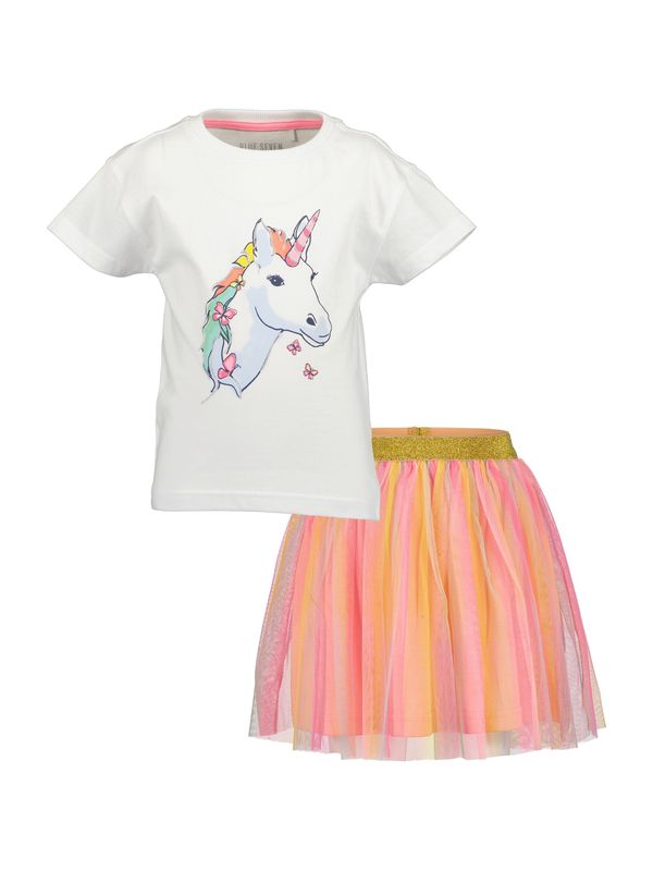 BLUE SEVEN BLUE SEVEN Komplet  svetlo modra / rumena / zlata / bela