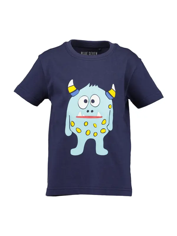 BLUE SEVEN BLUE SEVEN Majica  marine / pastelno modra / rumena / bela